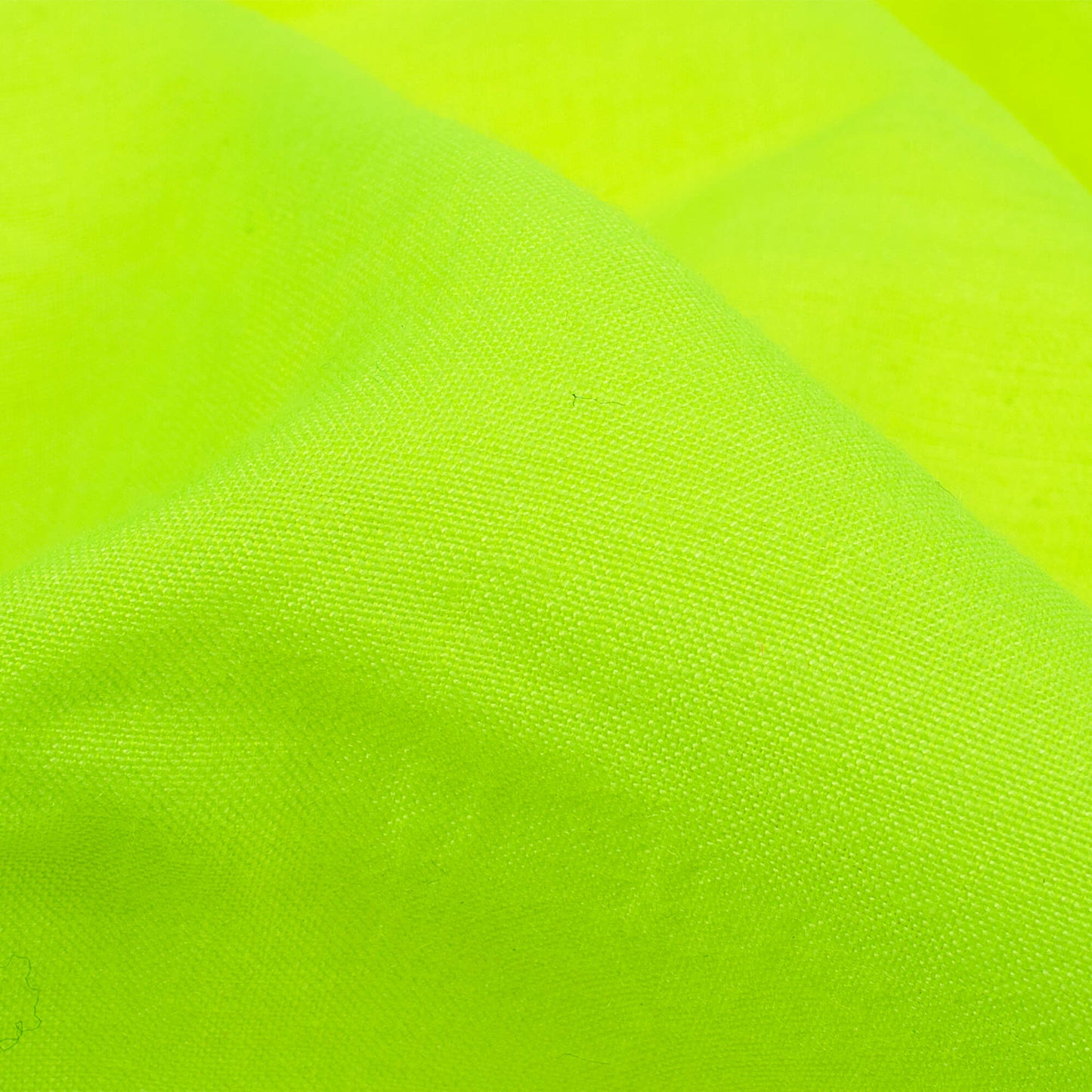 Fluorescent Yellow Plain Neon Butter Crepe Fabric