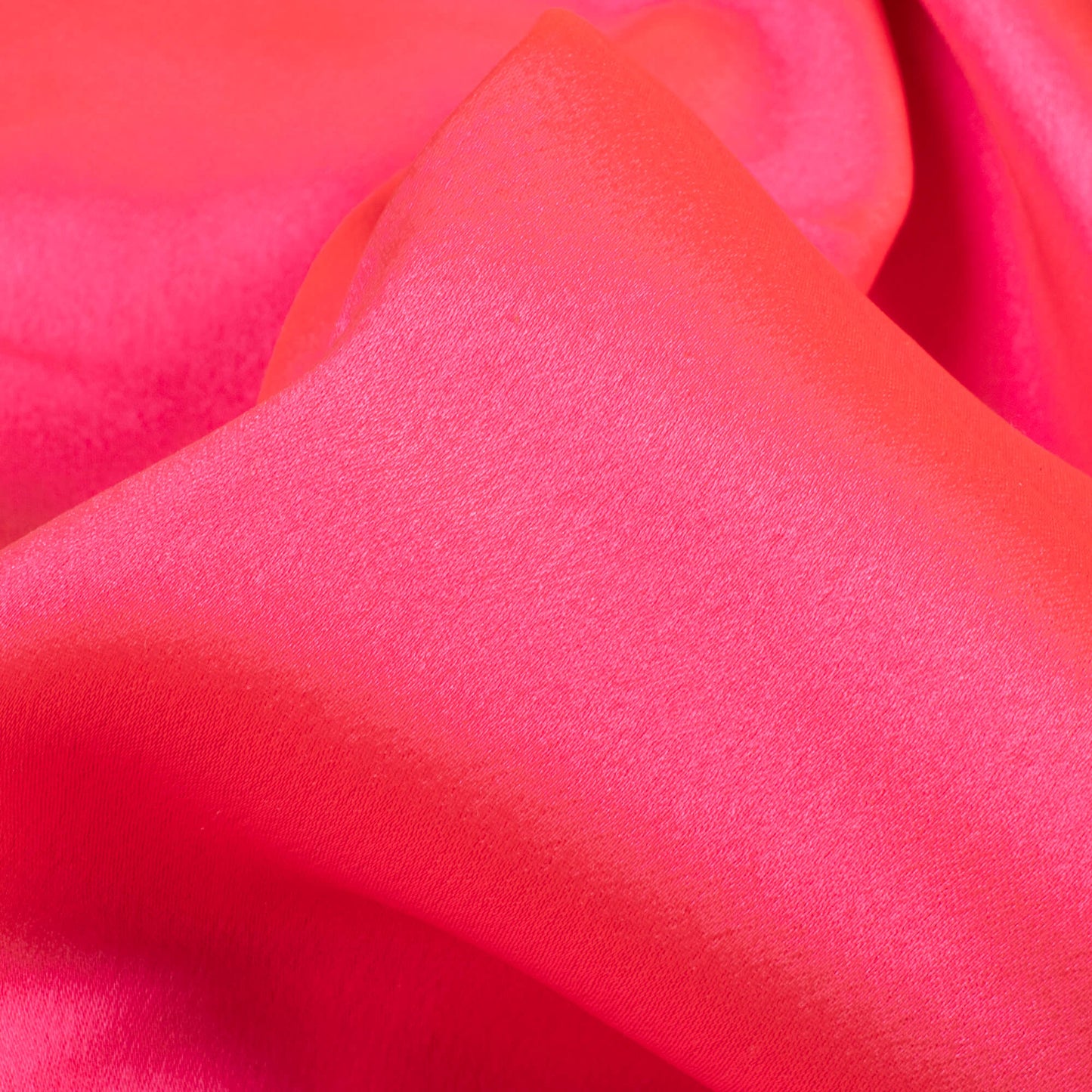 Hot Pink Plain Neon Japan Satin Fabric