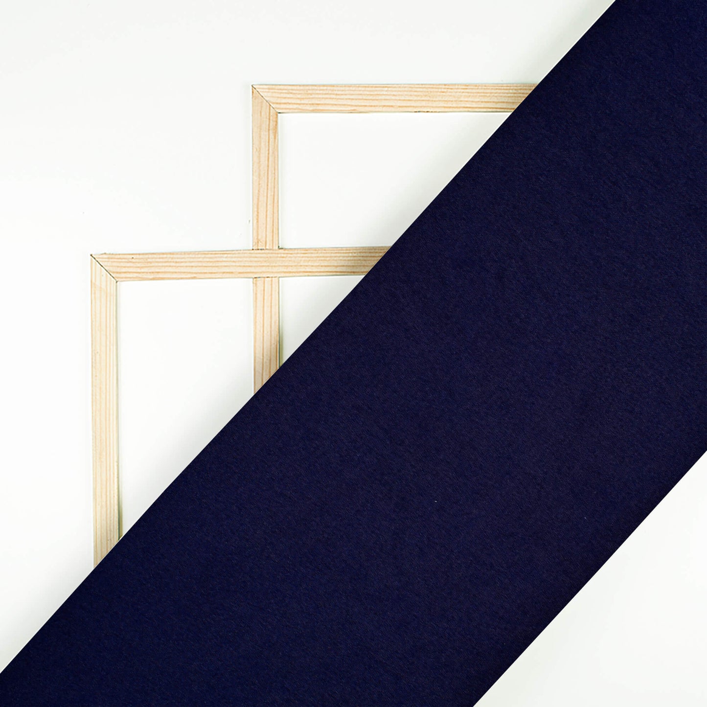 Navy Blue Plain Japan Satin Fabric