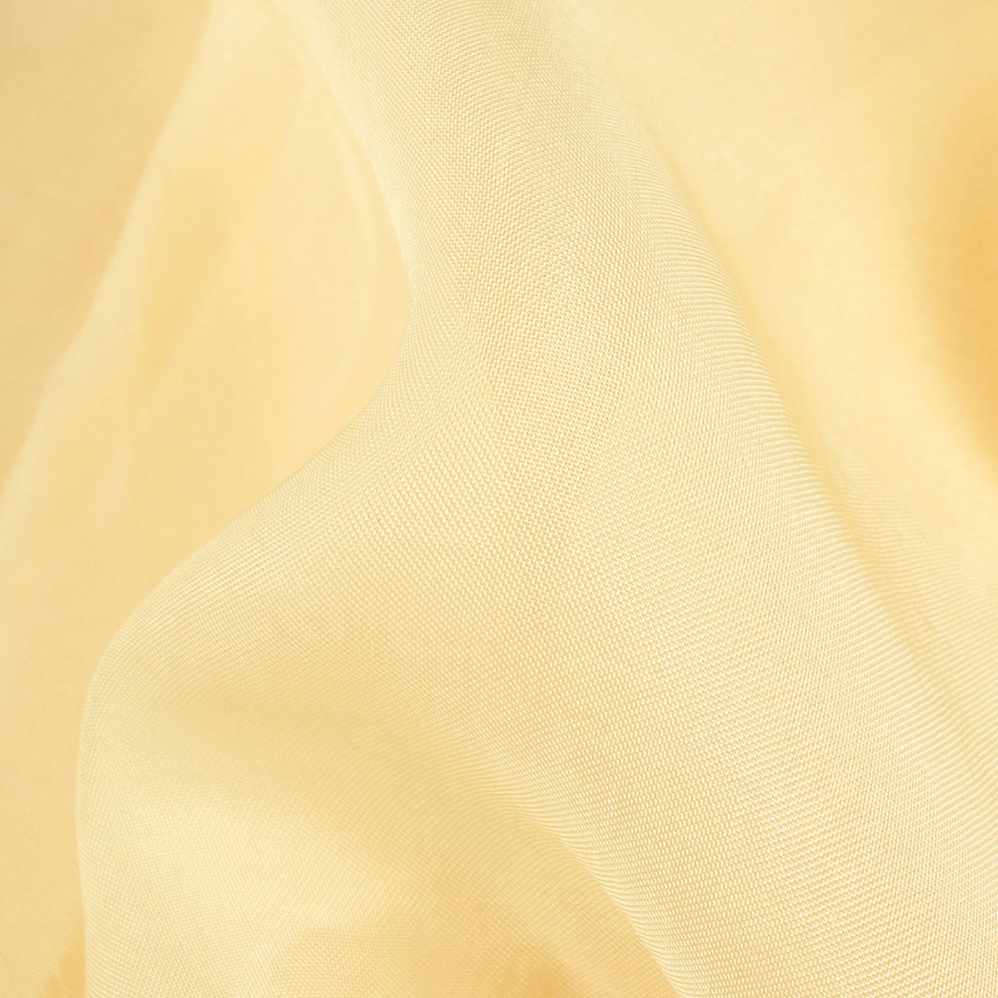 Flaxen Yellow Plain Viscose Paper Silk Fabric