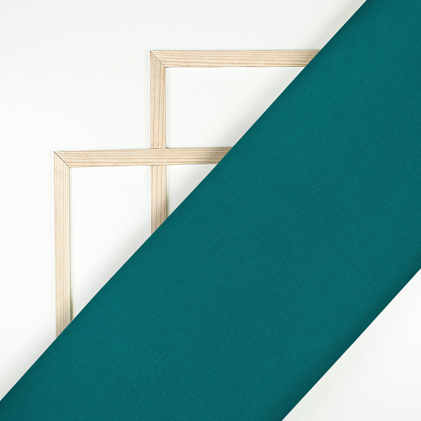 Pine Green Plain Butter Crepe Fabric