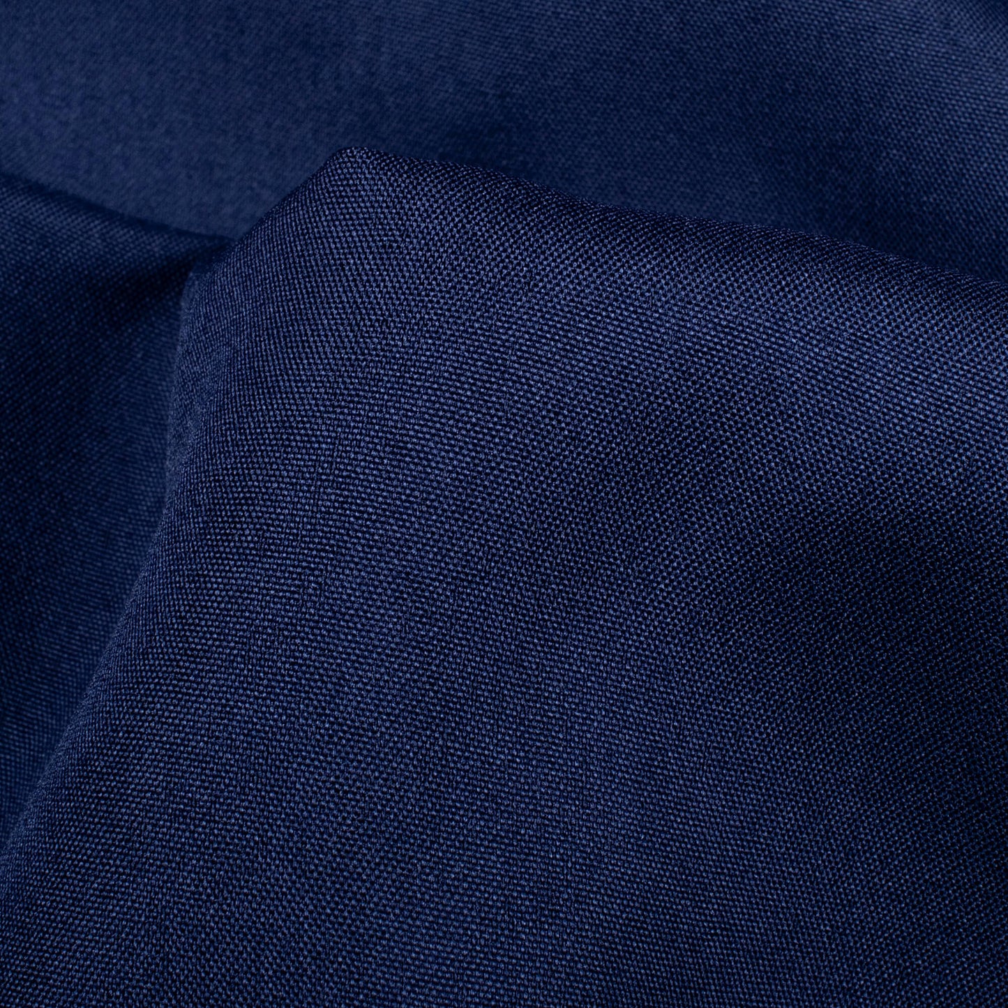 Navy Blue Plain Butter Crepe Fabric