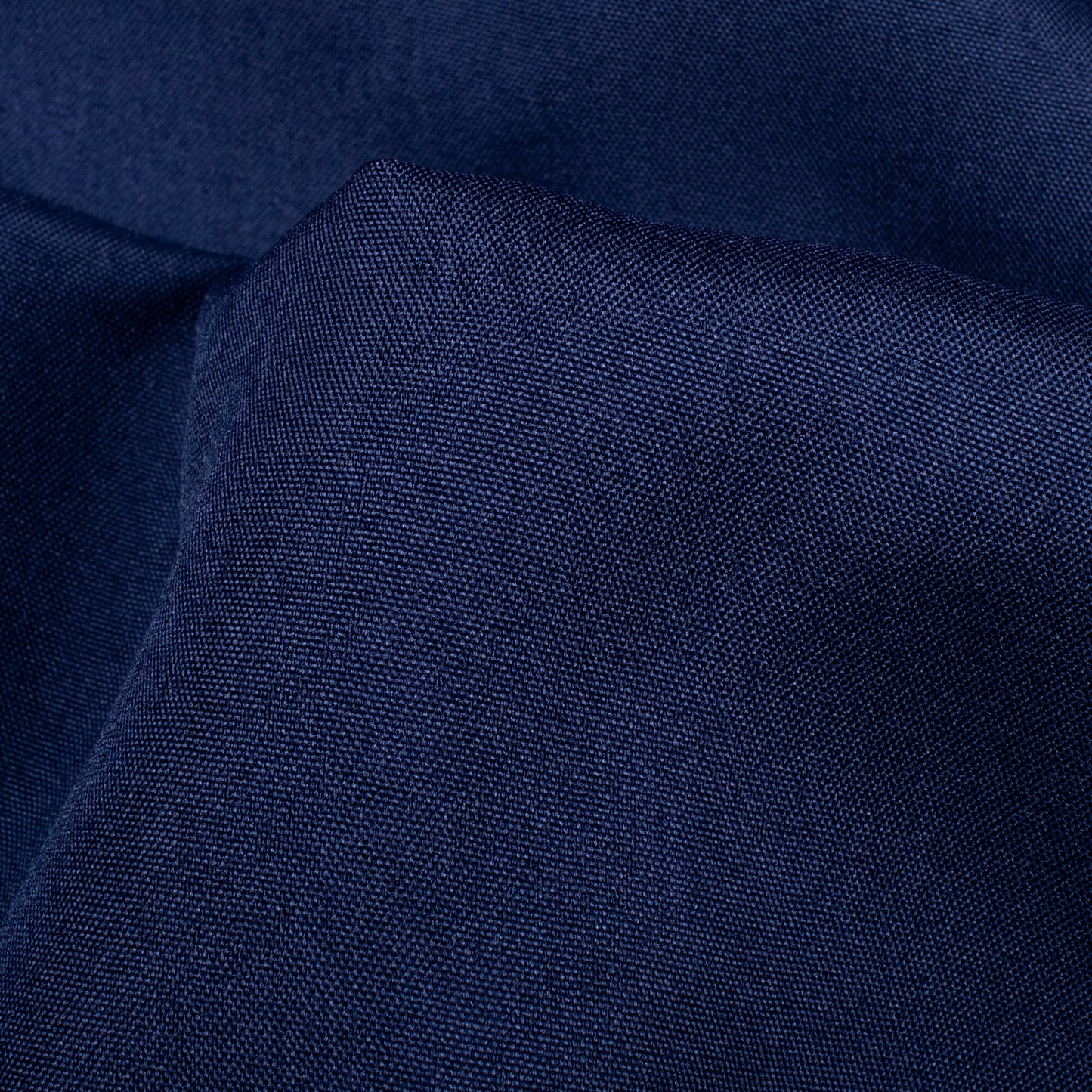 Navy Blue Plain Butter Crepe Fabric