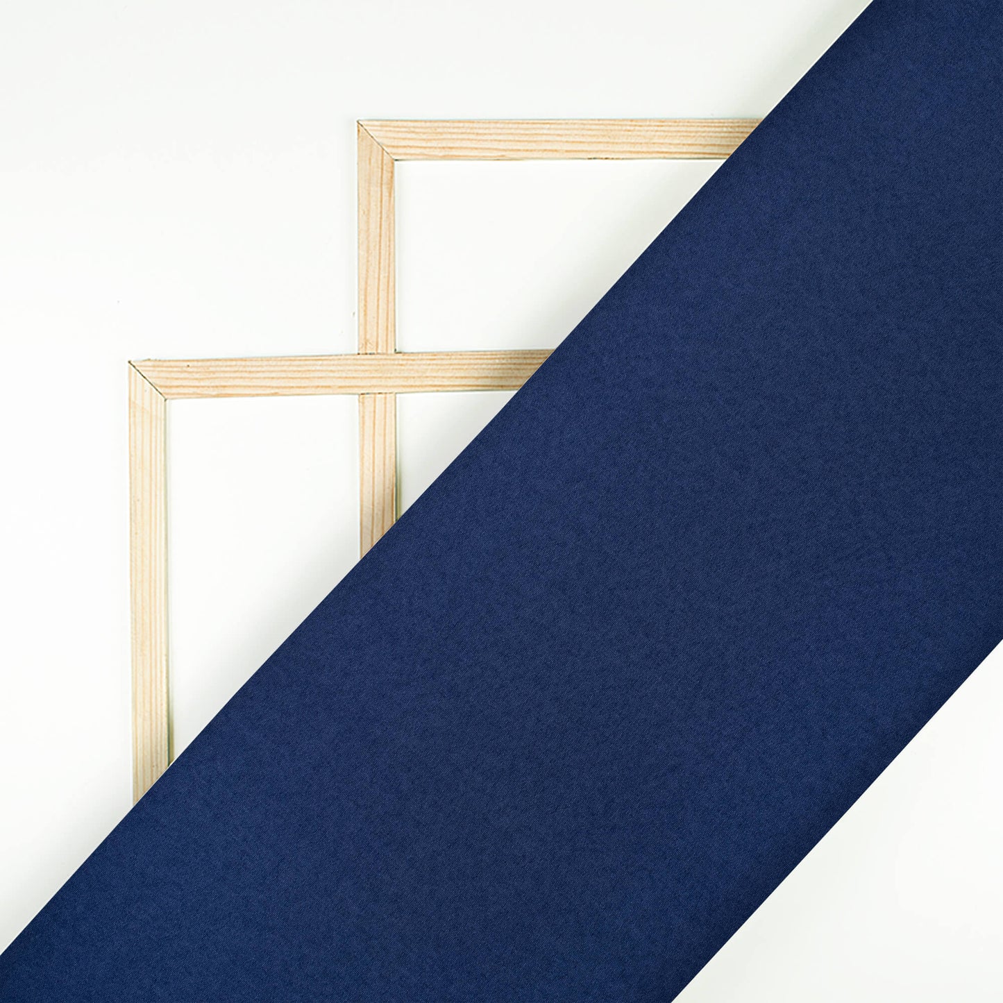 Navy Blue Plain Butter Crepe Fabric