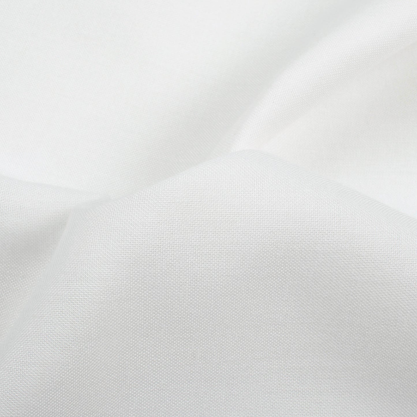 White Plain Poly Rayon Fabric