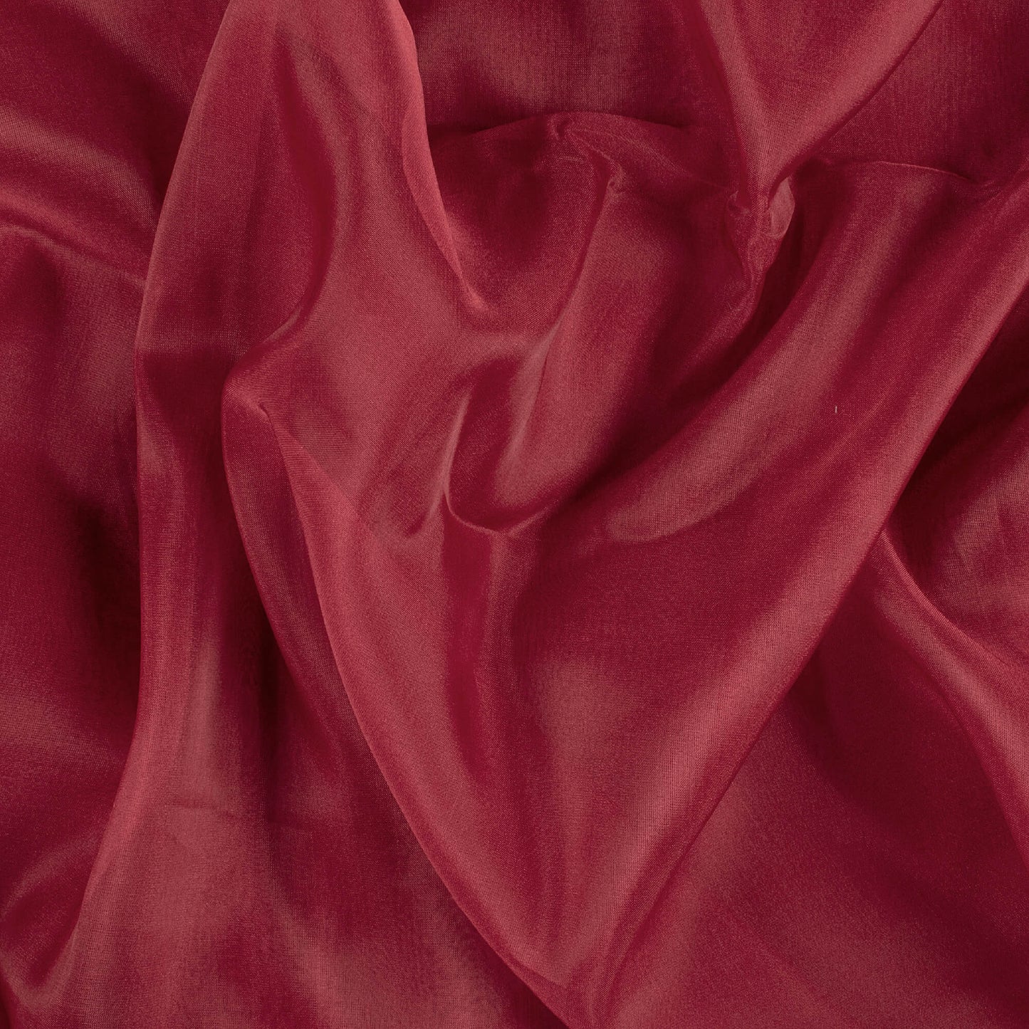 Maroon Plain Organza Fabric