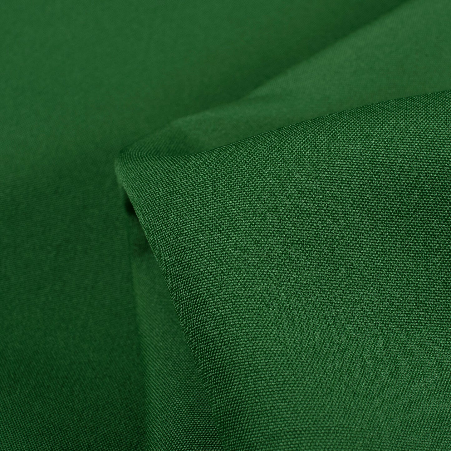 Bottel Green Plain Butter Crepe Fabric