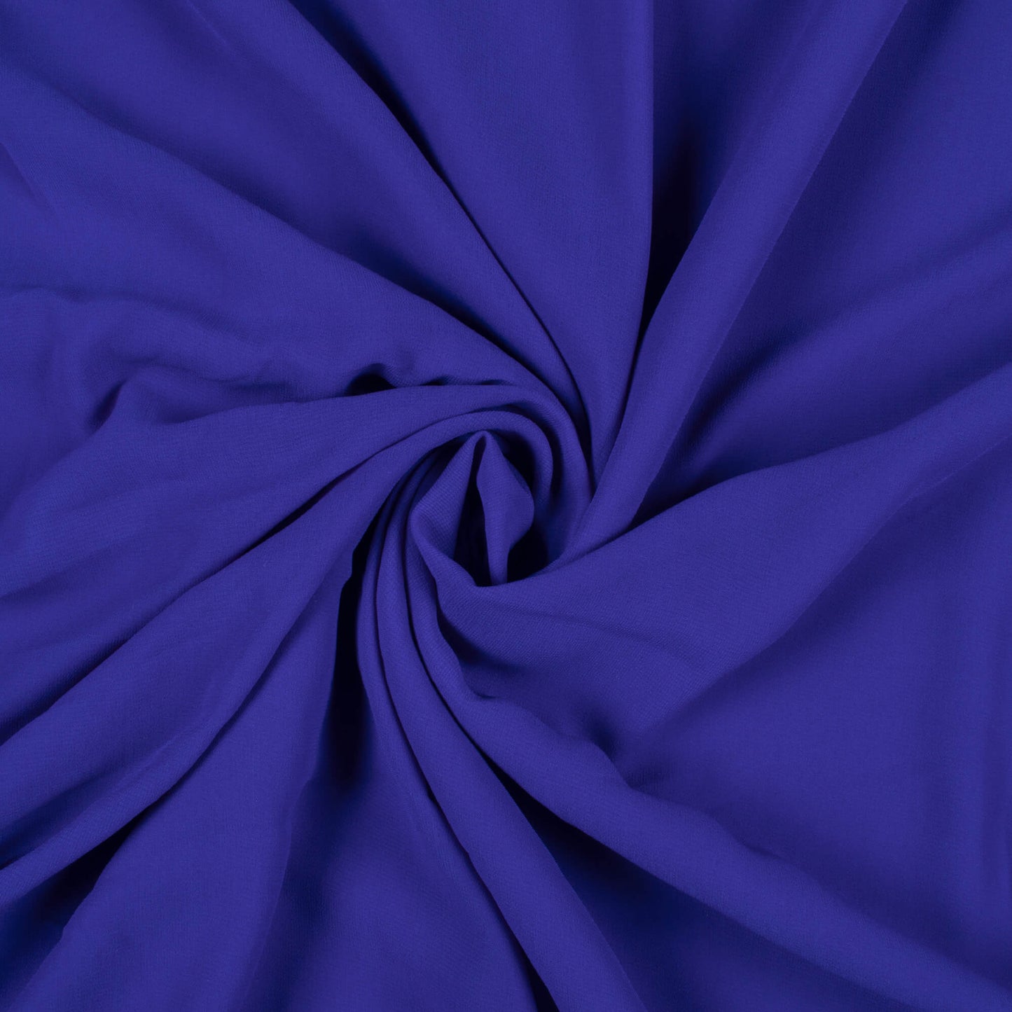 Royal Blue Plain Georgette Fabric