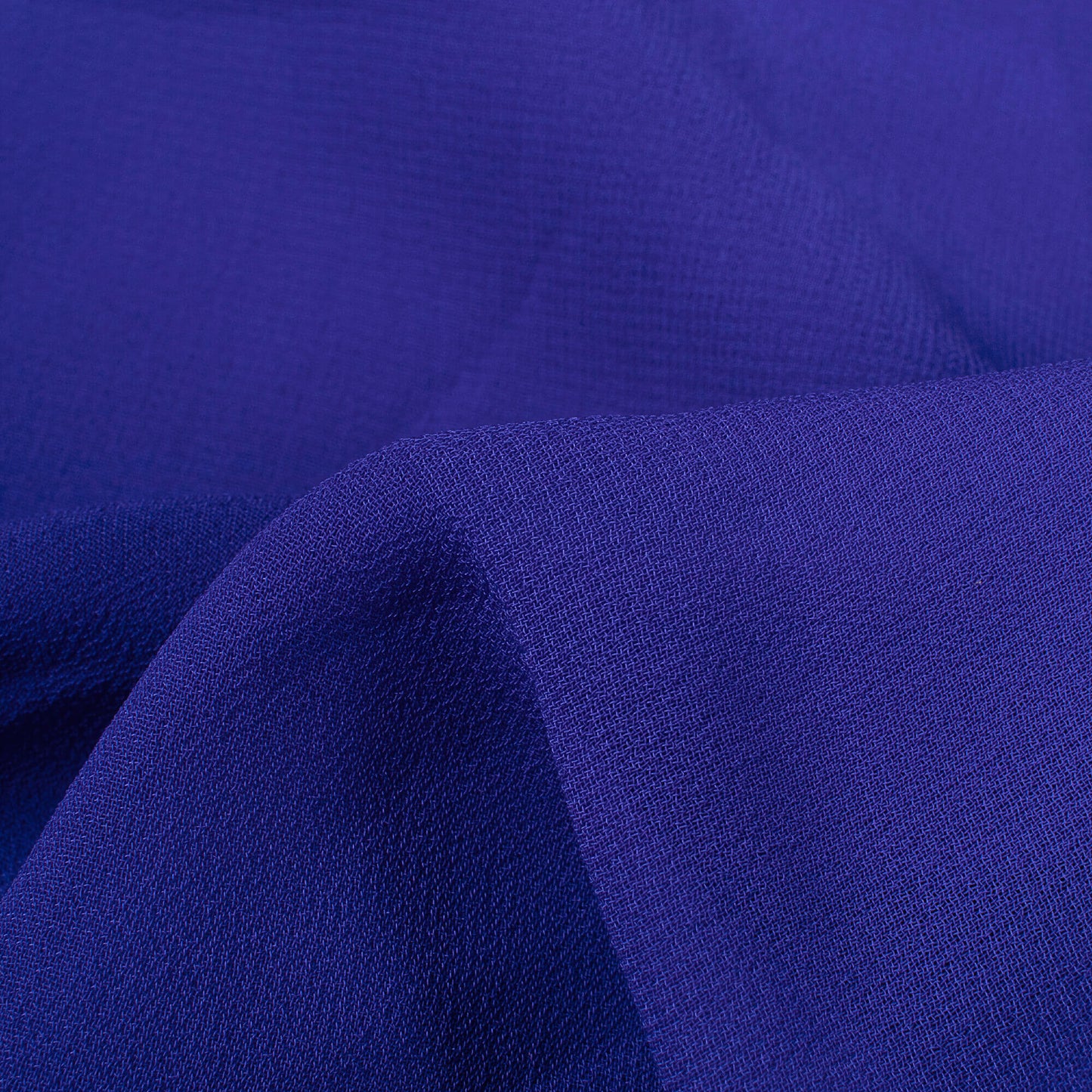 Royal Blue Plain Georgette Fabric