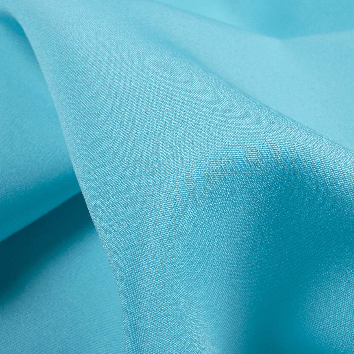 Sky Blue Plain Butter Crepe Fabric