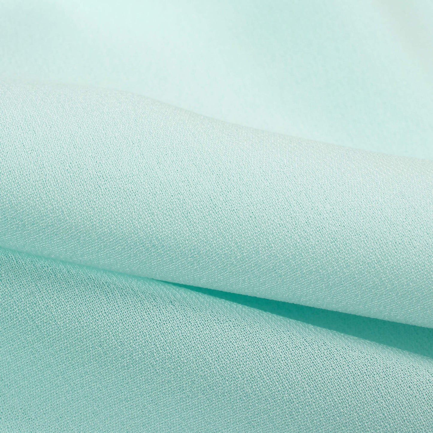 Pastel Blue Plain Georgette Fabric