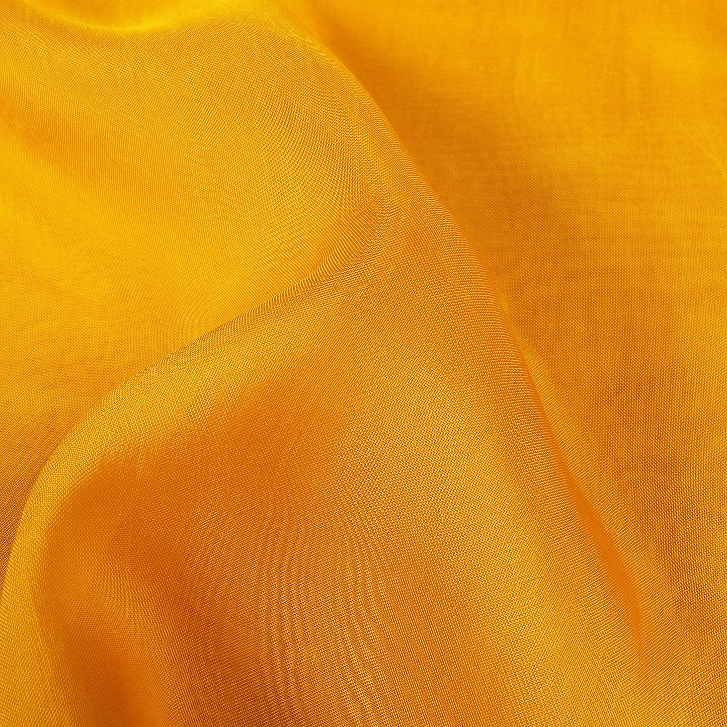 Dijon Yellow Plain Viscose Paper Silk Fabric
