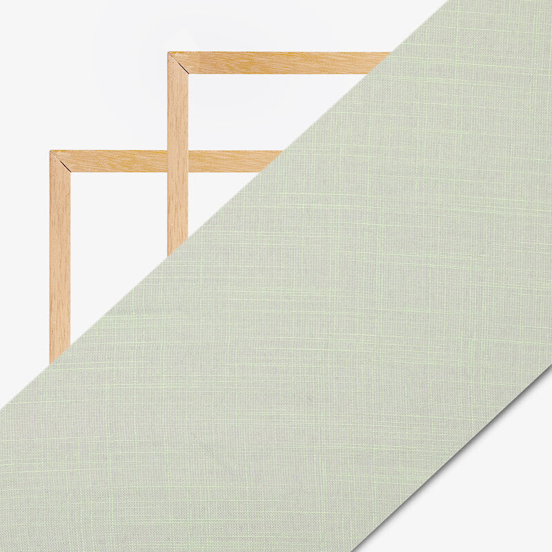 Light Pistachio Green And Light Pink Weaved Dual Tone Plain Rayon Slub Fabric - Fabcurate