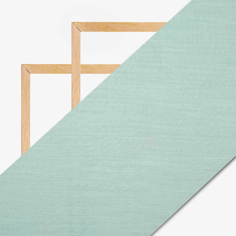 Powder Blue Moss Crepe Plain Fabric - Fabcurate