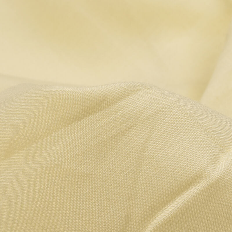 Cream Plain Modal Rayon Fabric - Fabcurate