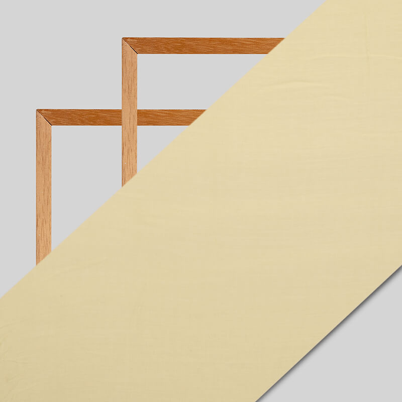 Cream Plain Modal Rayon Fabric - Fabcurate