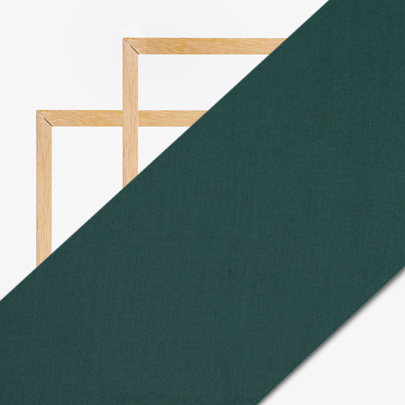 Peacock Blue Plain Modal Rayon Fabric - Fabcurate