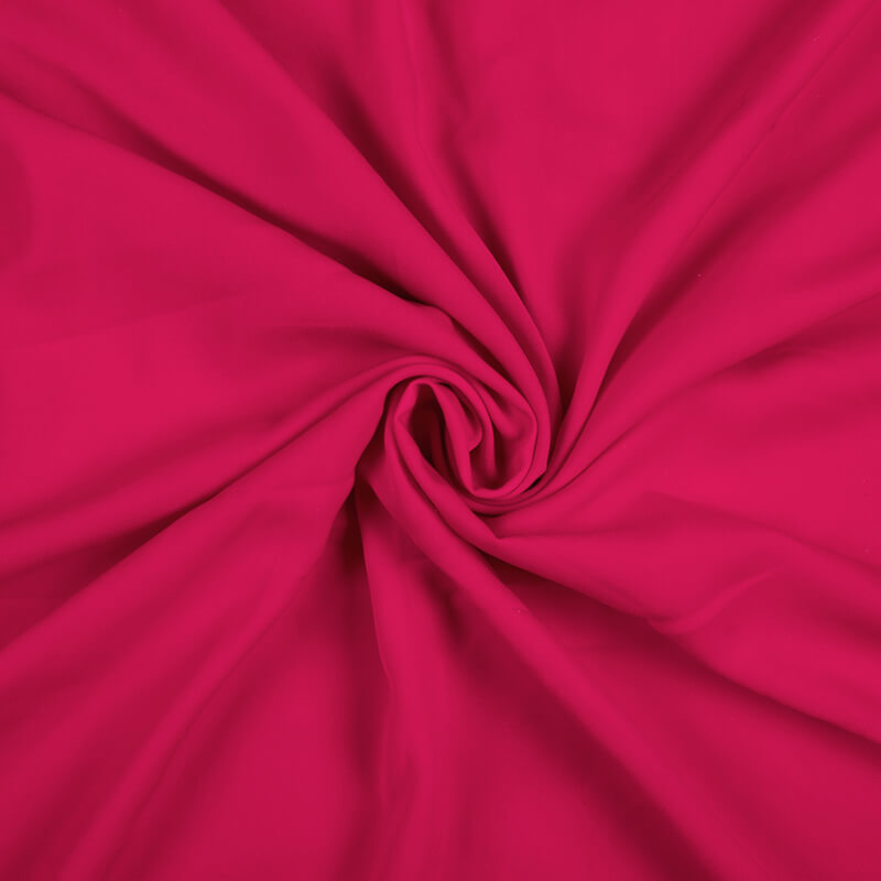 Dark Pink Plain Soft Twill Fabric (Width 56 Inches) - Fabcurate