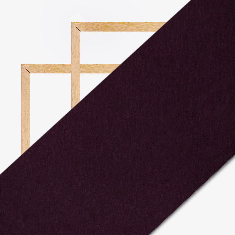 Eggplant Purple Moss Crepe Plain Fabric (Width 58 Inches) - Fabcurate