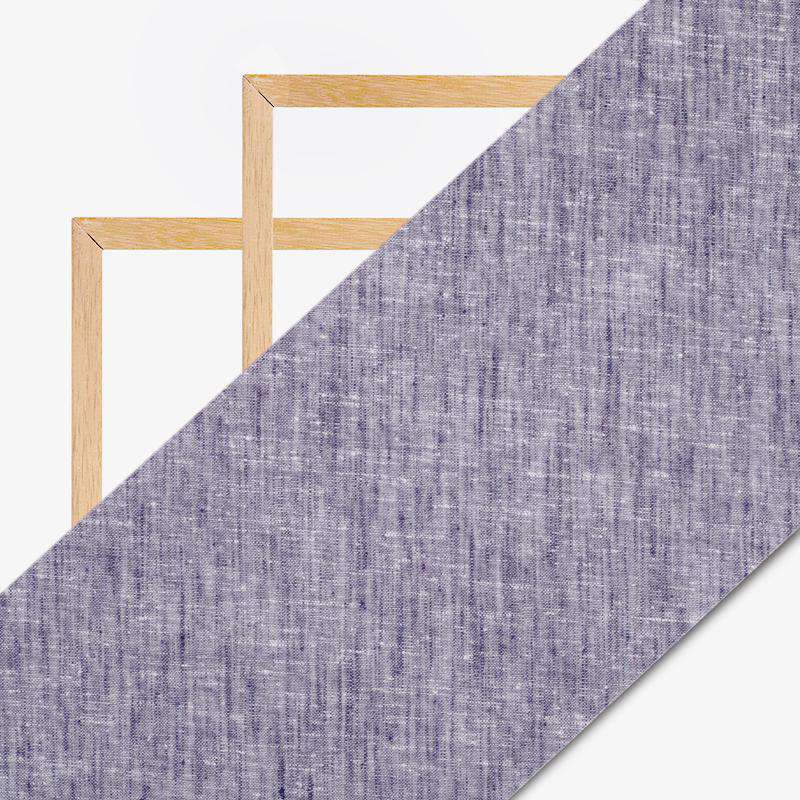Pastel Purple Plain Cotton By linen Fabric (Width 58 Inches) - Fabcurate