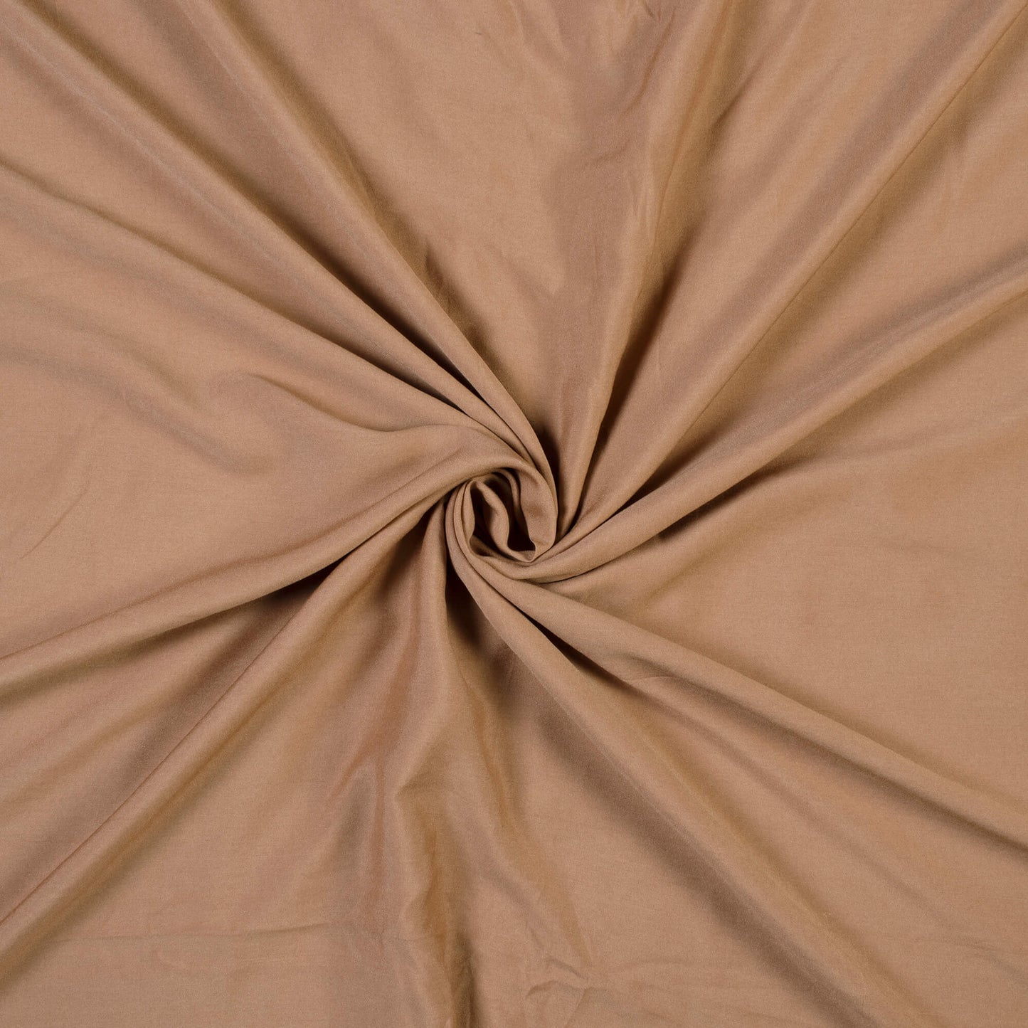 Fawn Beige Plain Pure Muslin Fabric - Fabcurate