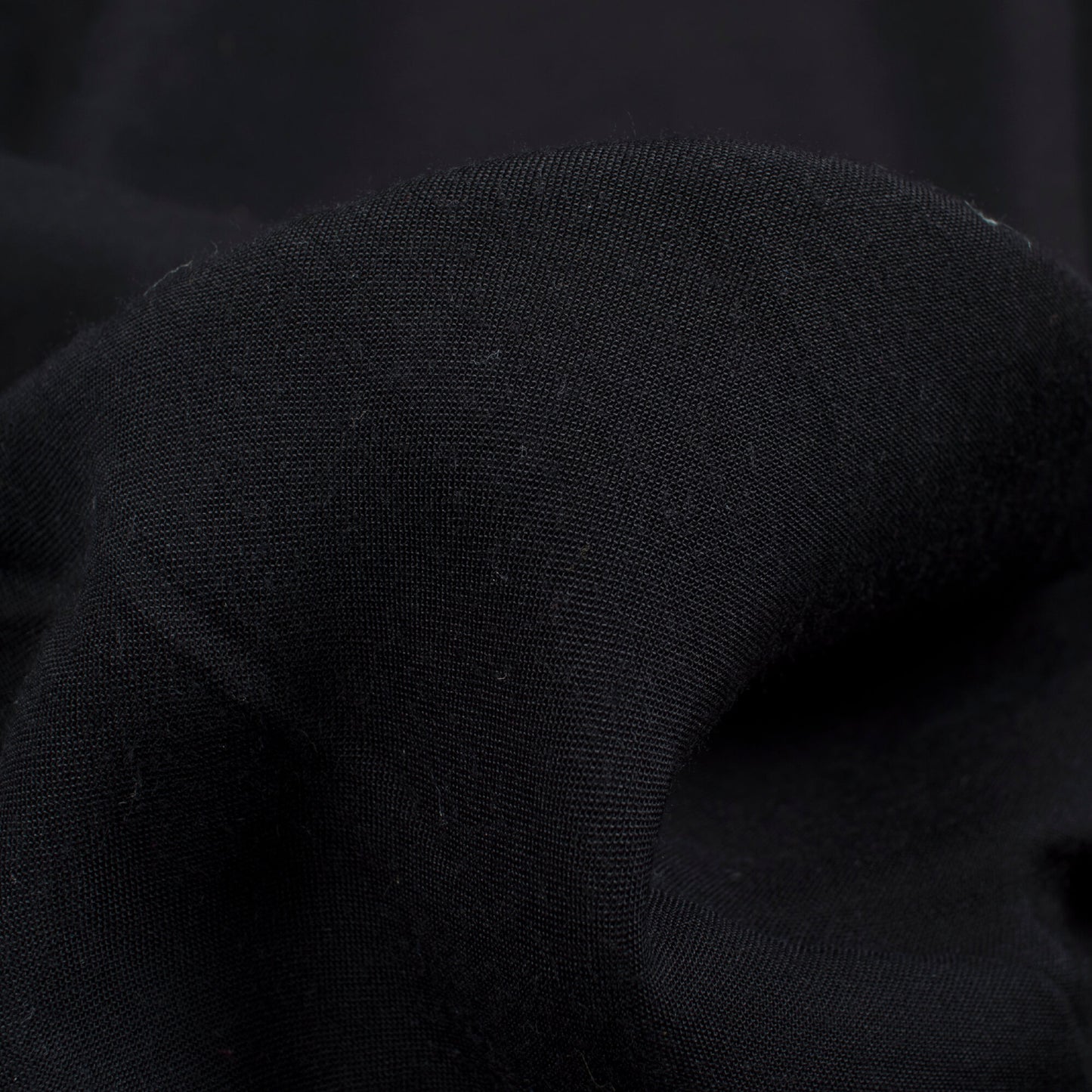 Black Plain Pure Muslin Fabric - Fabcurate