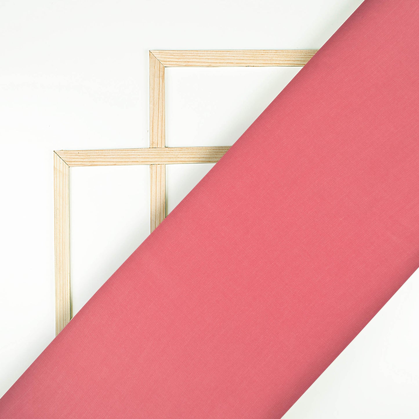 Watermelon Pink Plain Modal Satin Fabric