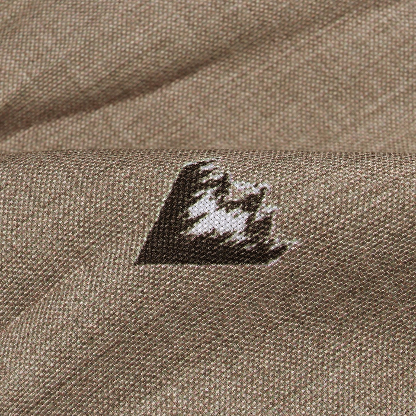 Brown And Black Booti Pattern Digital Print Poly Rayon Fabric (Width 58 Inches)