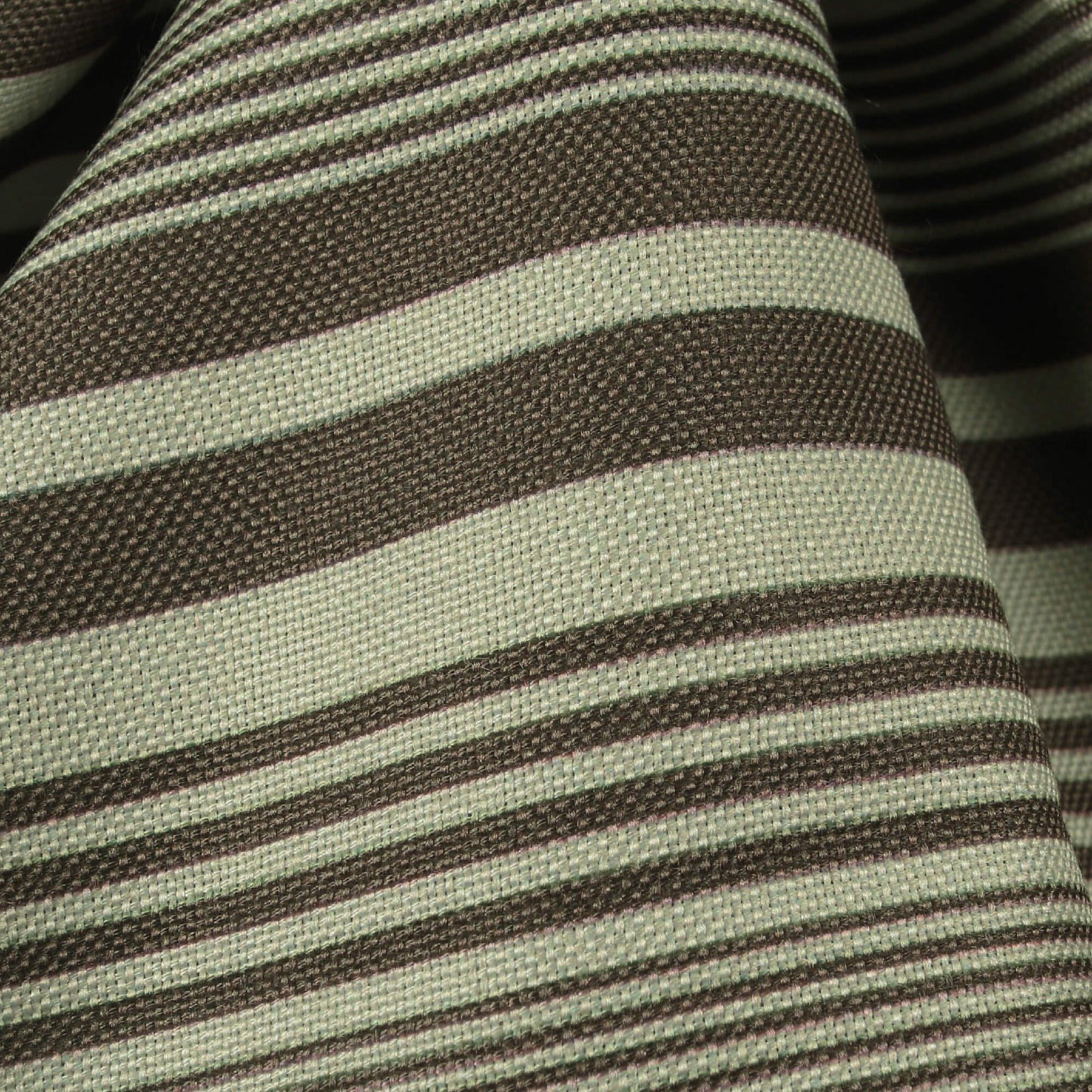 Army Green And Yellow Stripes Pattern Digital Print Poly Rayon Fabric (Width 58 Inches)