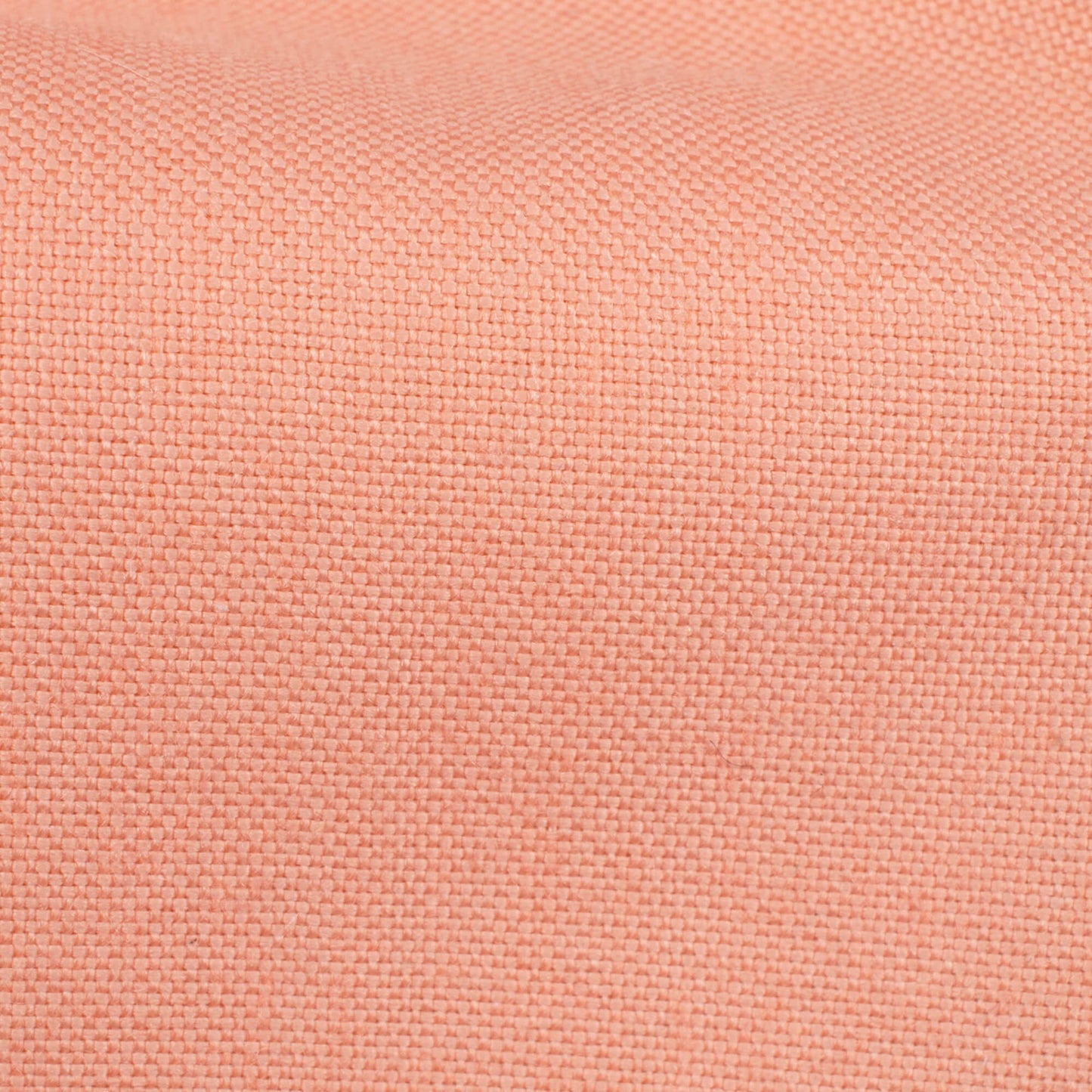 Salmon Orange Plain Poly Poplin Premium Shirting Fabric (Width 58 Inches)