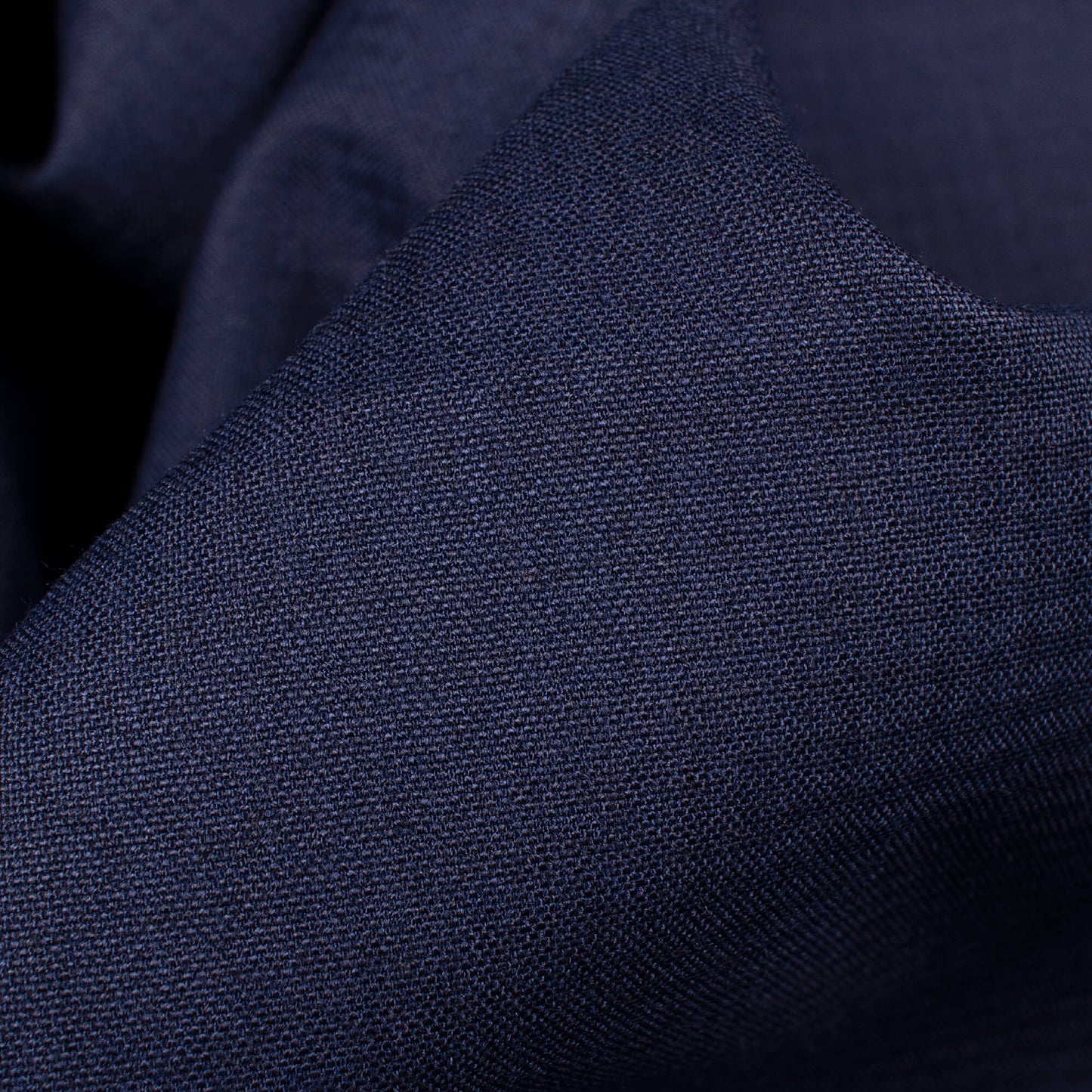 Prussian Blue Plain Luxury Suiting Fabric (Width 58 Inches)