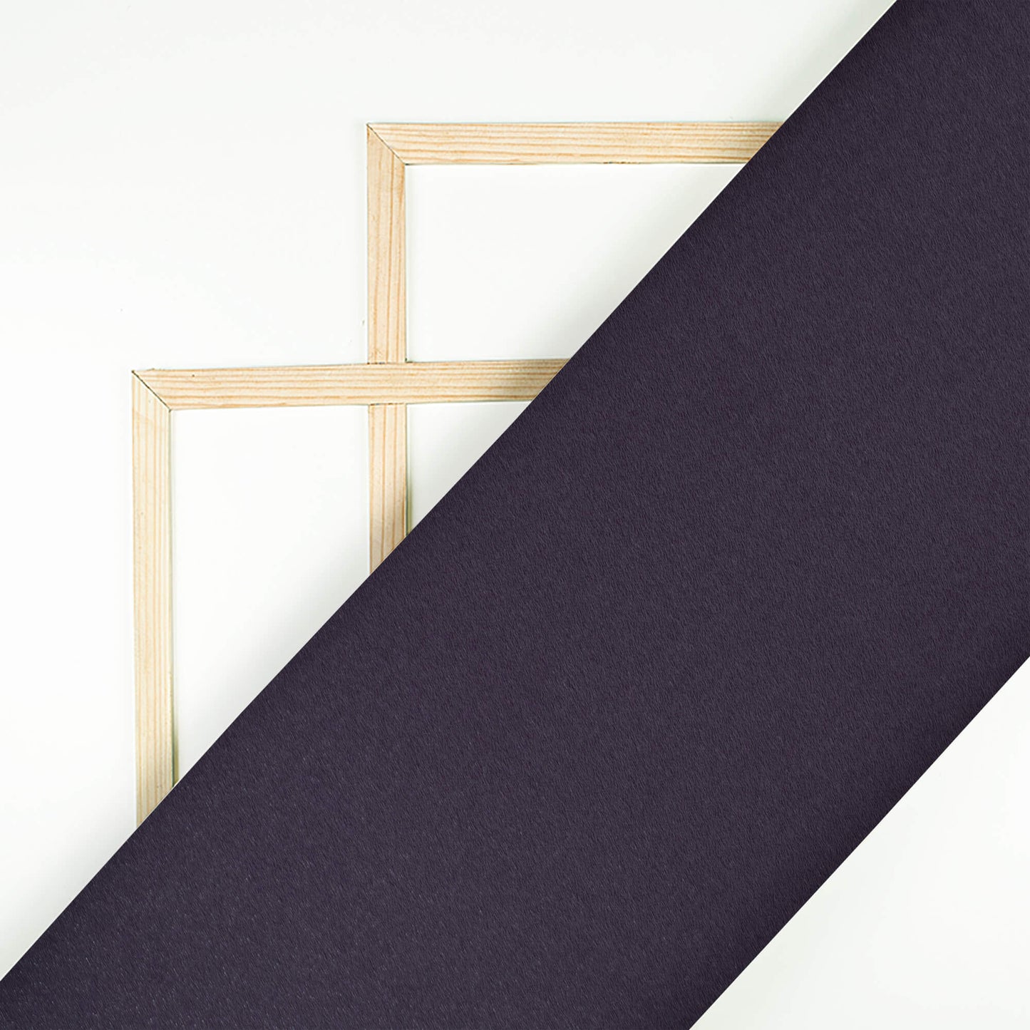 Raisin Purple Plain Luxury Suiting Fabric (Width 58 Inches)