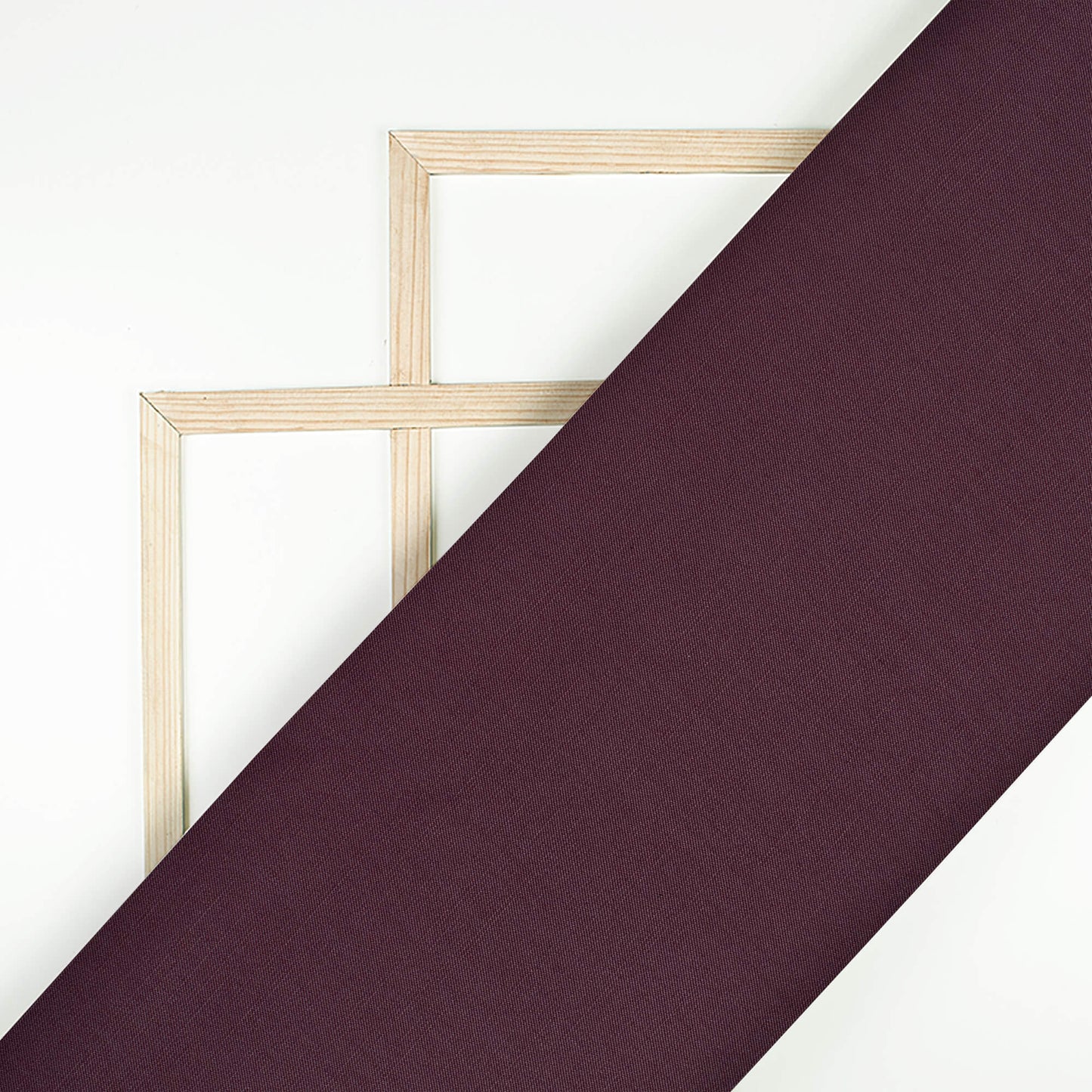 Maroon Plain Luxury Suiting Fabric (Width 58 Inches)