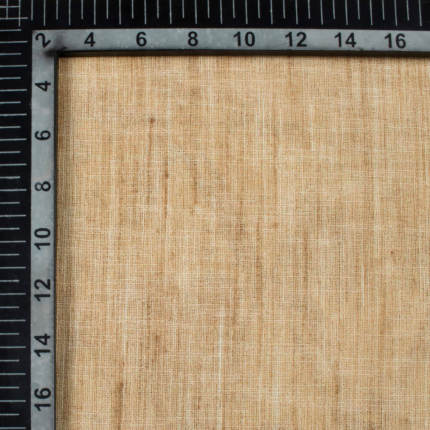Camel Brown Textured Premium Sheer Fabric (Width 54 Inches)