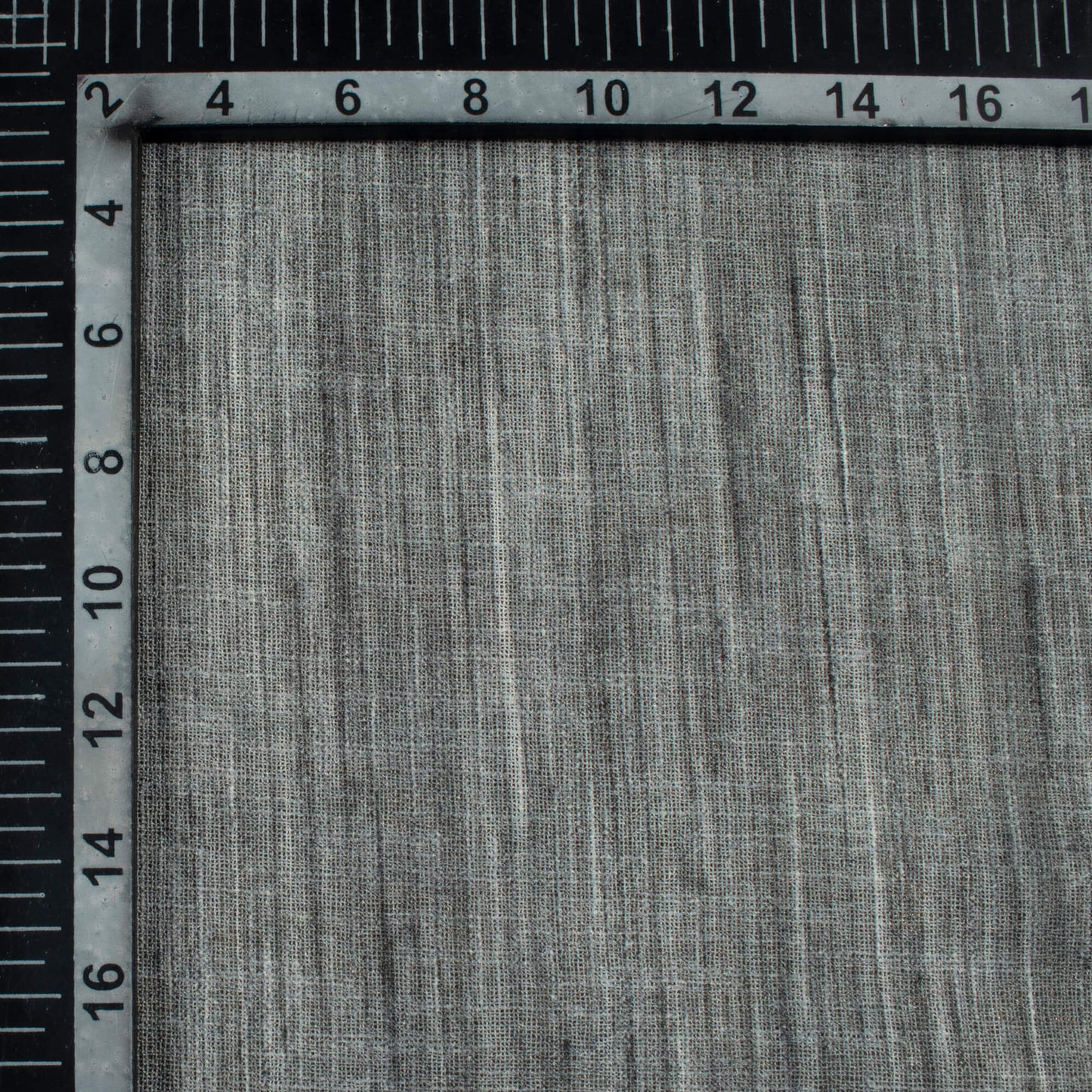 Lava Grey Textured Premium Sheer Fabric (Width 54 Inches)