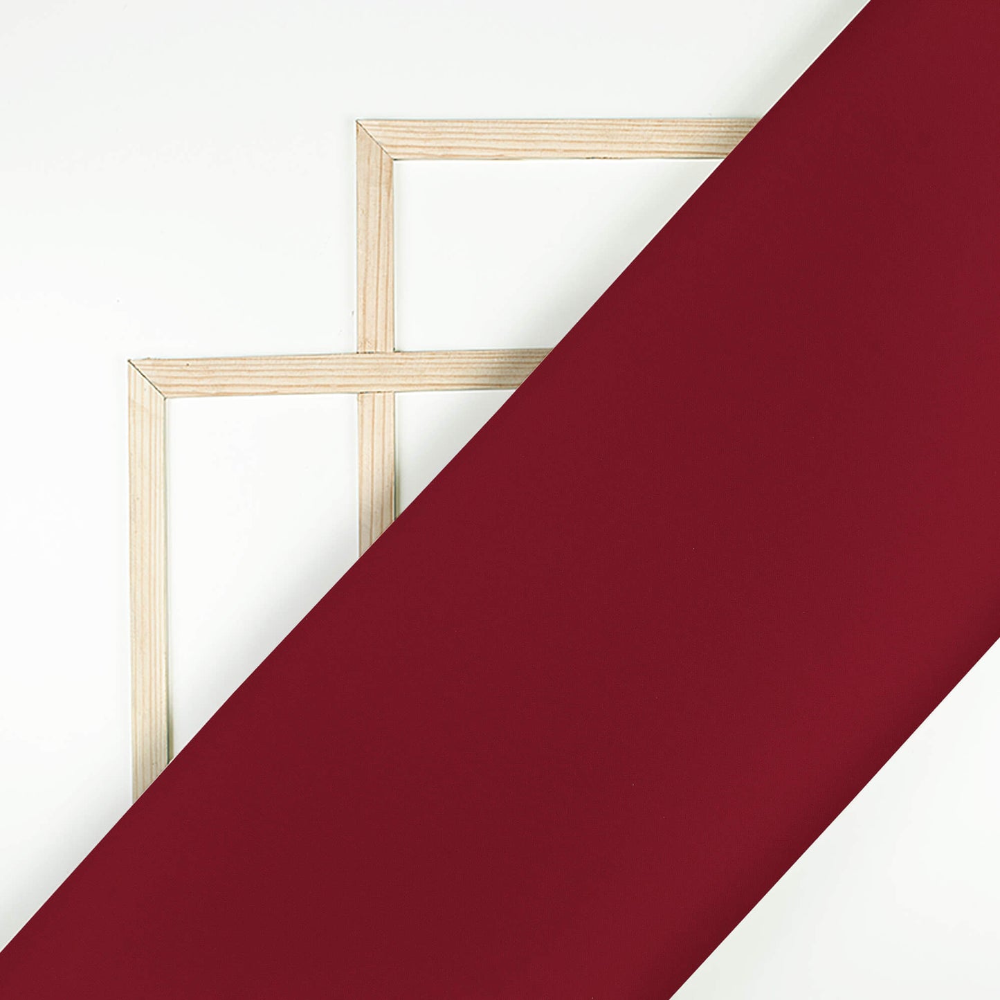 Maroon Plain Vintage Crepe Fabric (Width 56 Inches)