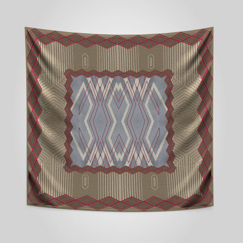 Tussar Silk Beautiful Multitexture Scarf Print