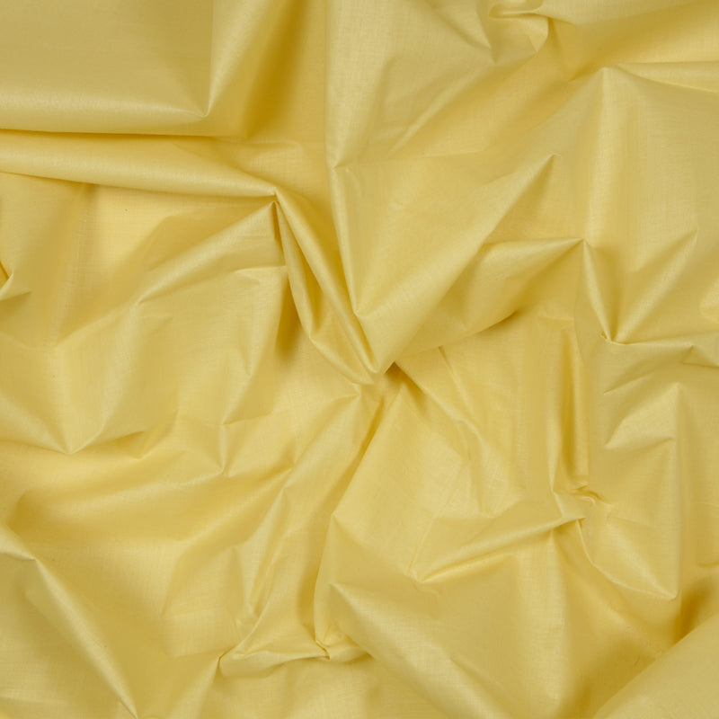 Yellow Plain Cotton Fabric