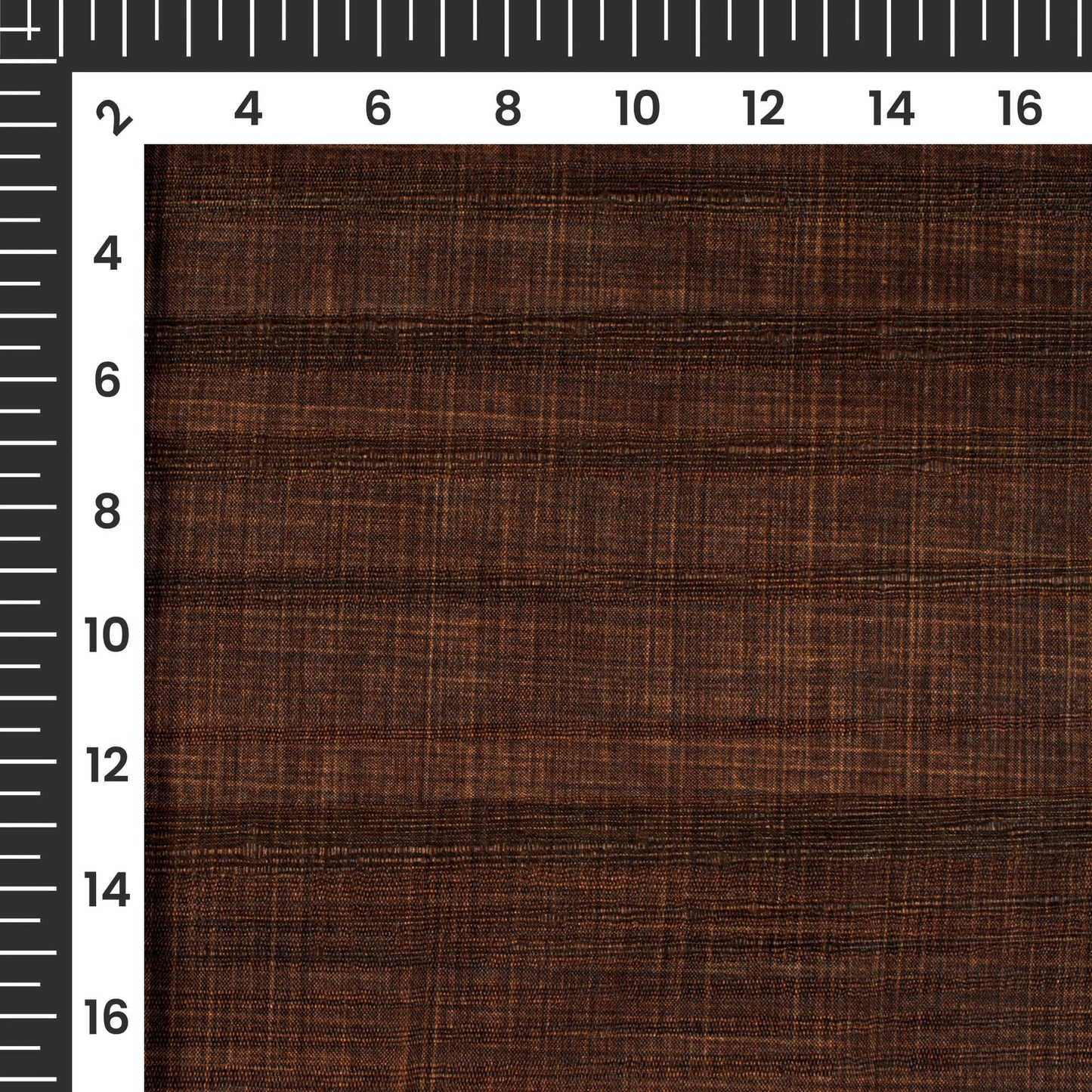 Dark Brown Texture Pattern Digital Print Heritage Art Silk Fabric