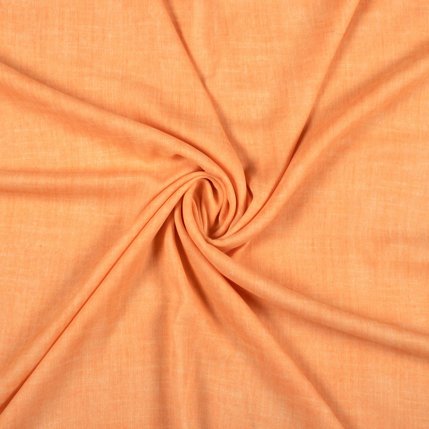 Melon Orange Texture Pattern Digital Print Georgette Fabric