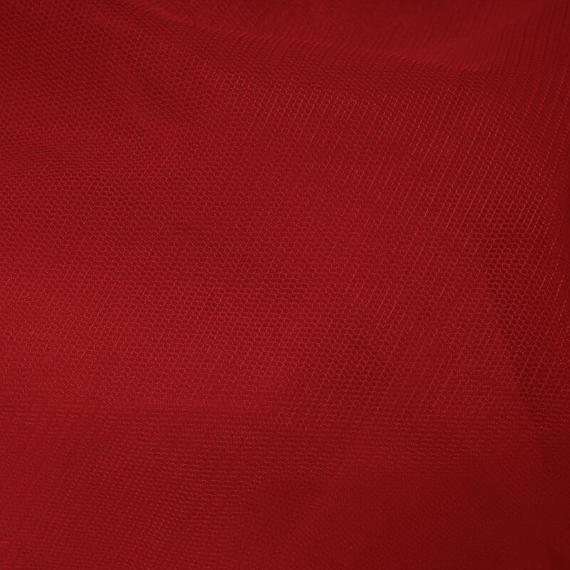Red Plain Premium Quality Butterfly Net Fabric