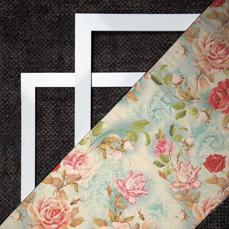 Digital Floral Print On American Crepe Fabric