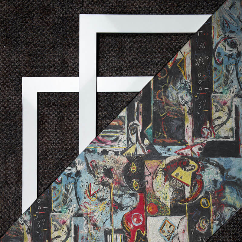 Digital Abstract Print On American Crepe Fabric