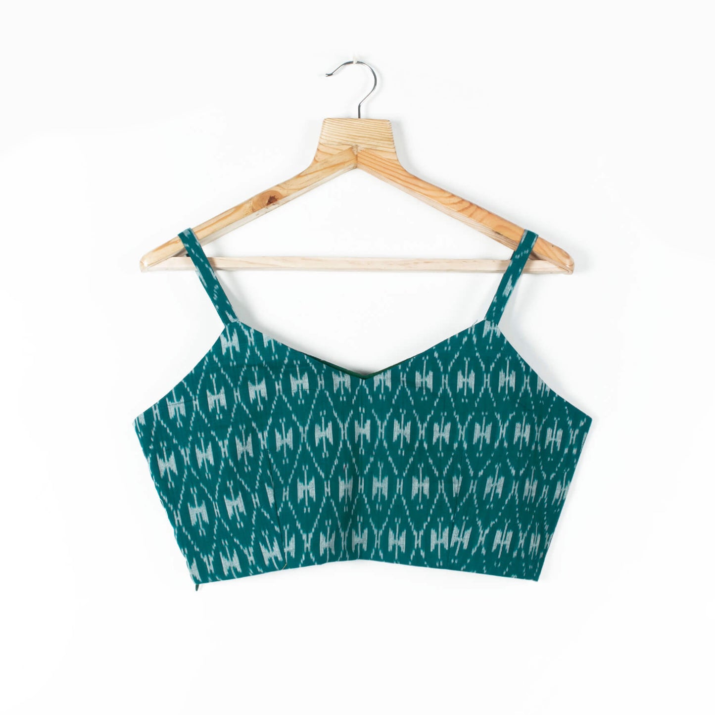 Ikkat Cotton Strappy Blouse