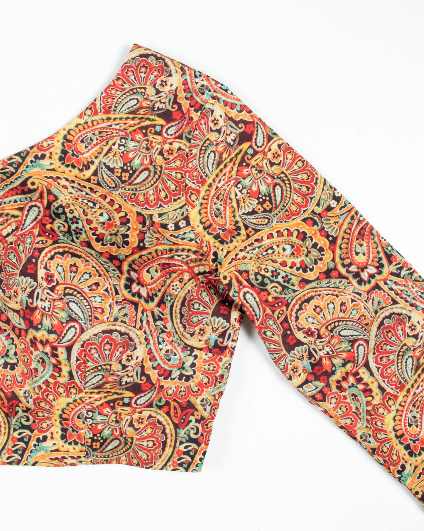 Paisley Printed Cambric Blouse