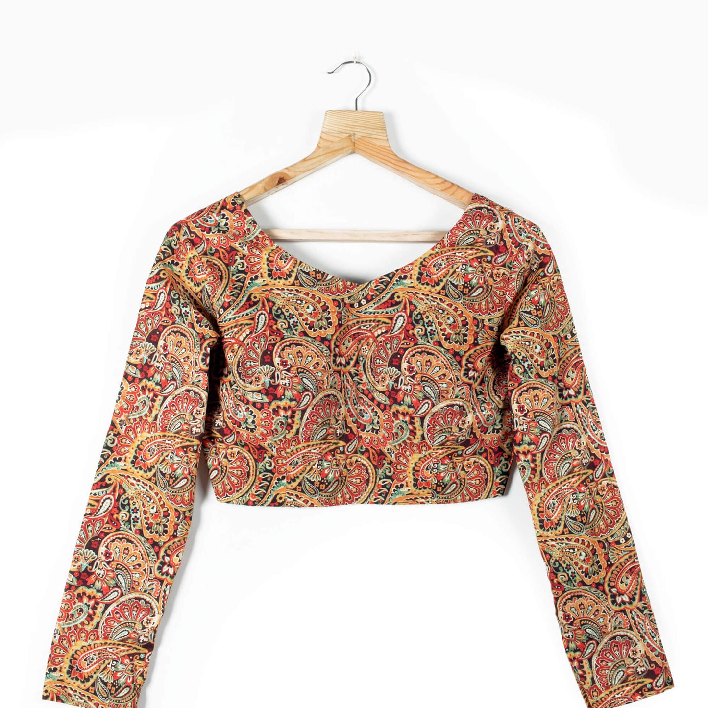 Paisley Printed Cambric Blouse