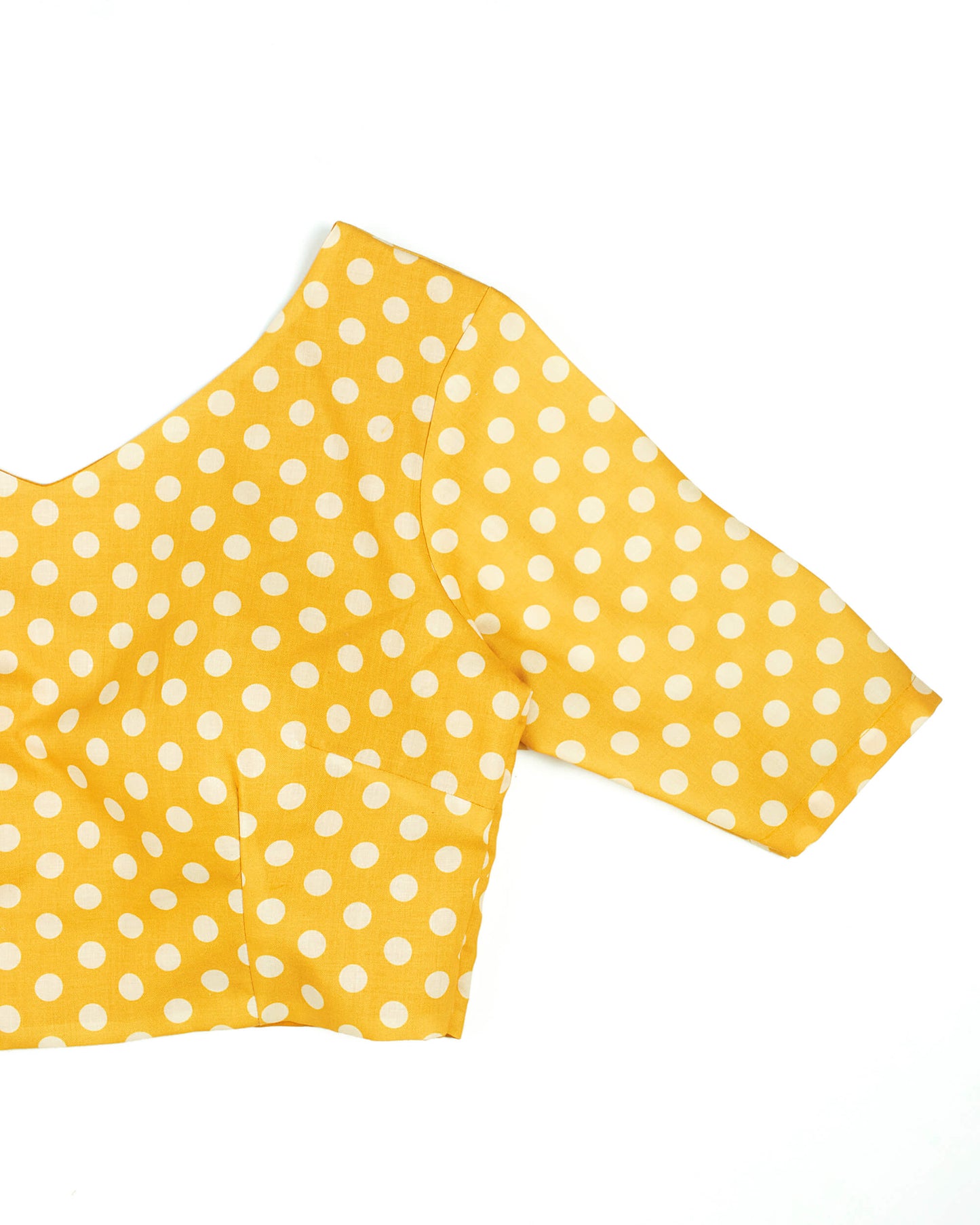 Polka Dots Printed Rayon Blouse