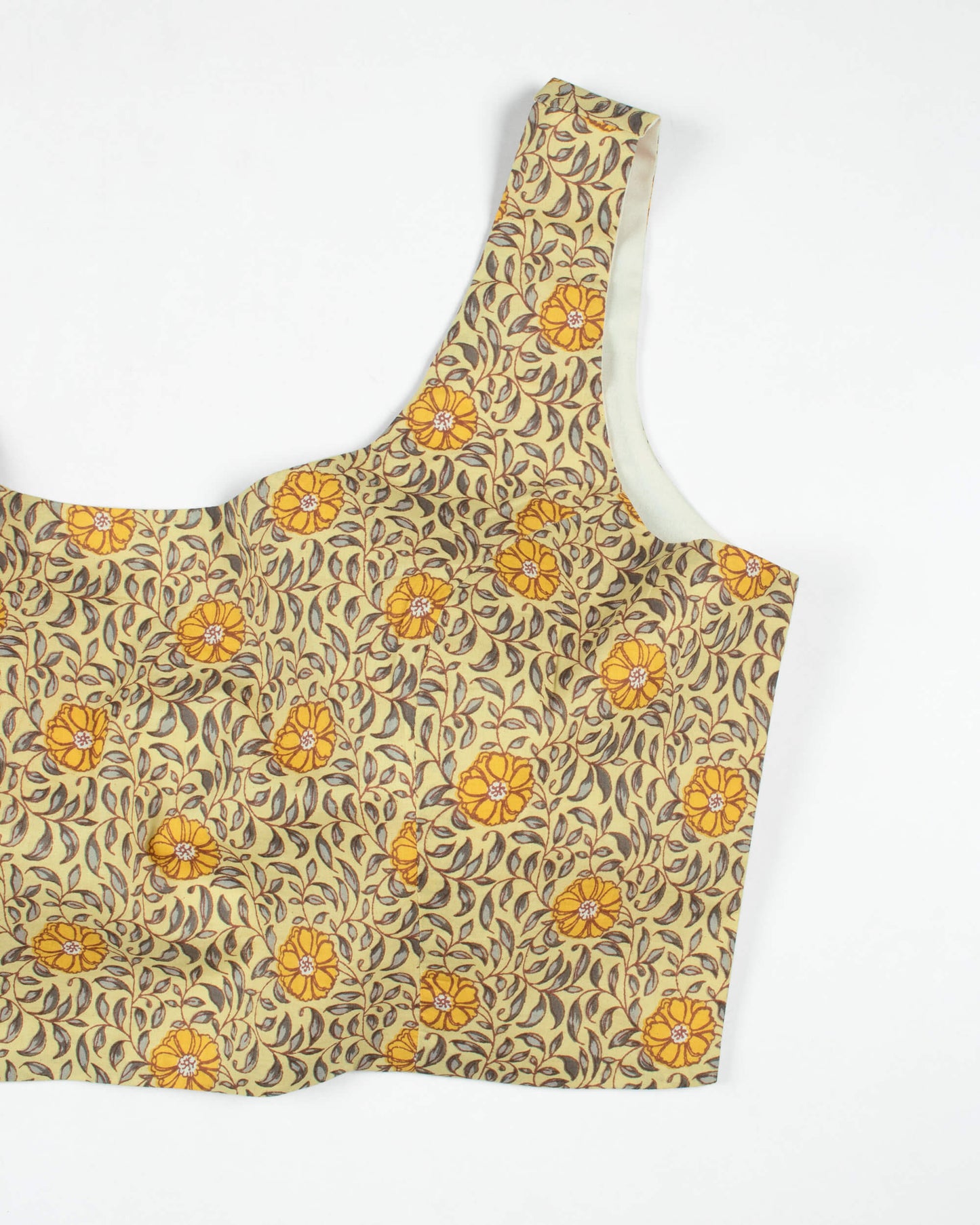 Floral Printed Cambric Blouse