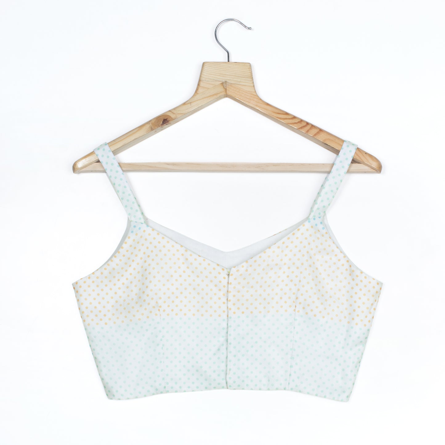 Polka Dots Printed Strappy Blouse