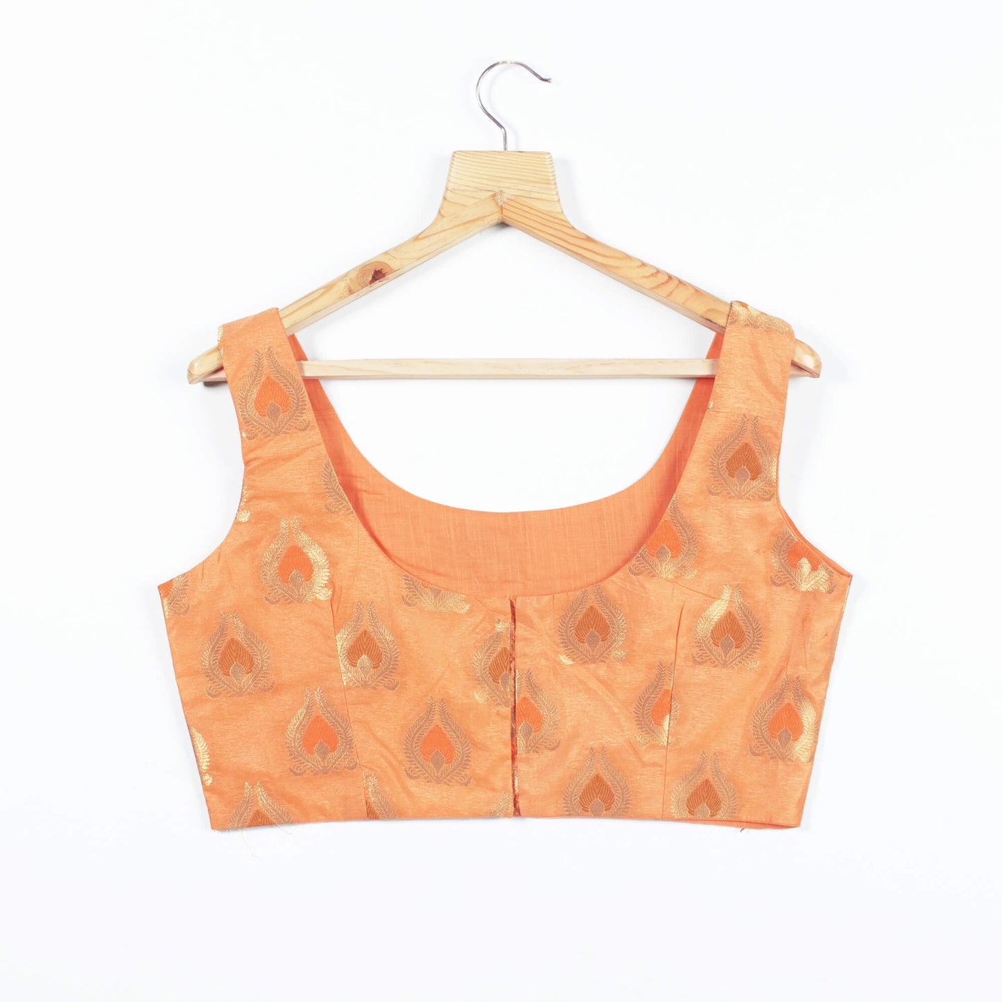 Ethnic Zari Jacquard Banarasi Silk Blouse